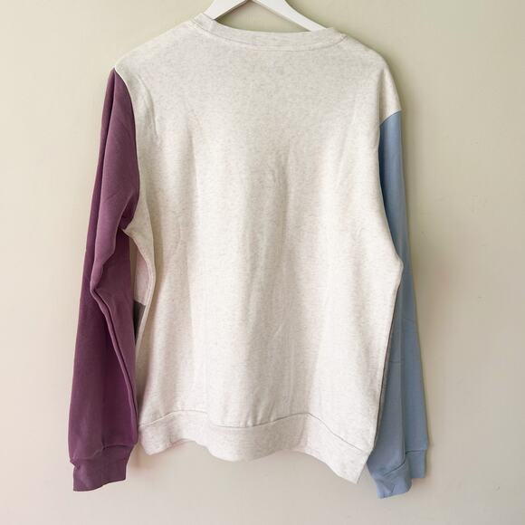 Disney Stitch Crewneck Pullover Sweatshirt Size L NWT Unisex Holiday Winter Sled - Picture 3 of 5